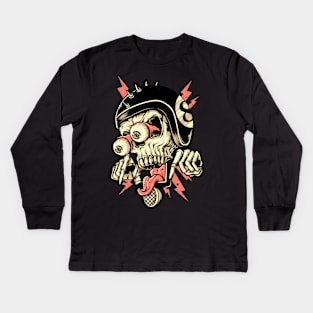 Freaky Biker Kids Long Sleeve T-Shirt